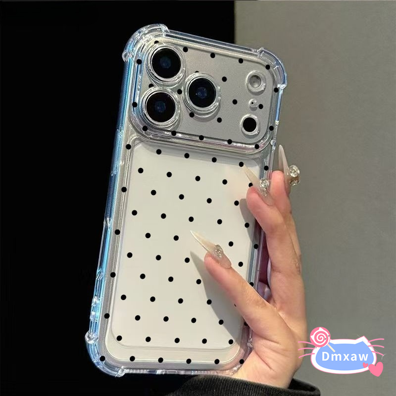 Huawei Pura 70 - Simple Black Polka Dot Case For