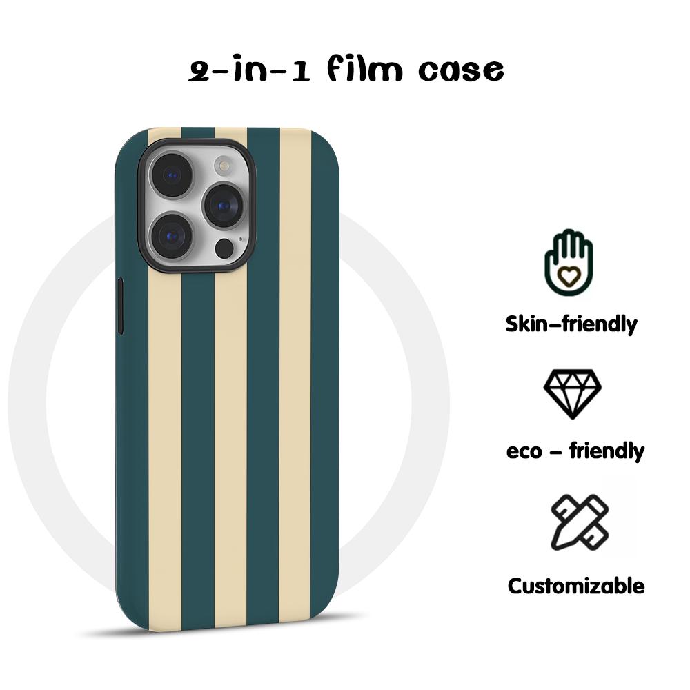 Apple Iphone 15 - Fashion Horizontal colored stripes Phone Case