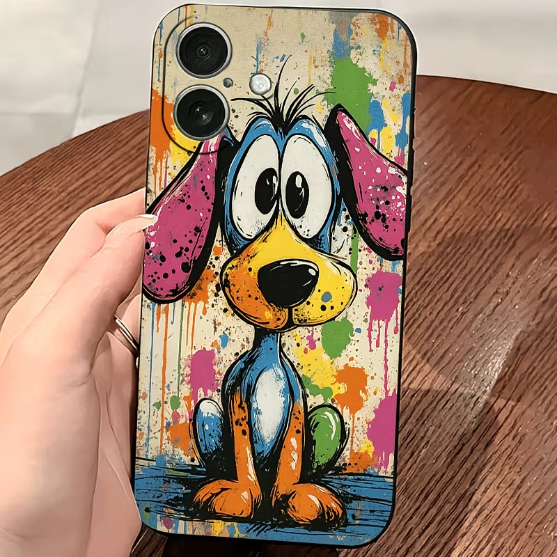 Graffiti Colored Puppy TPU Pho - Apple Iphone 15 recension och pris