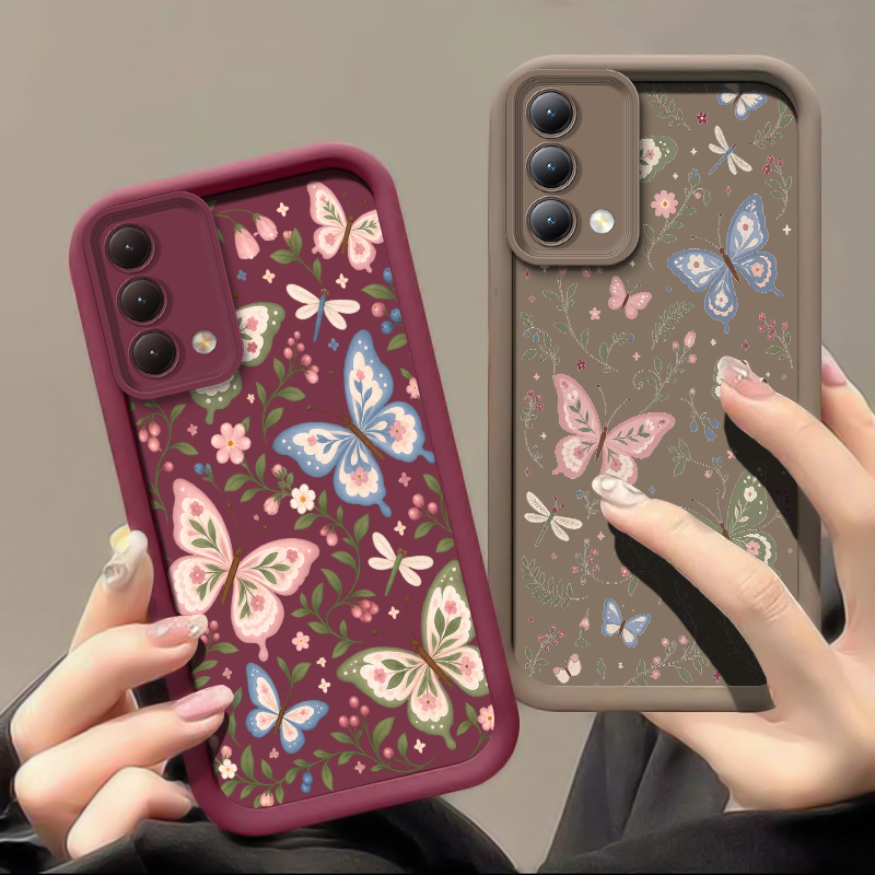 Flowers Butterfly Print Phone  - Realme C67 recension och pris