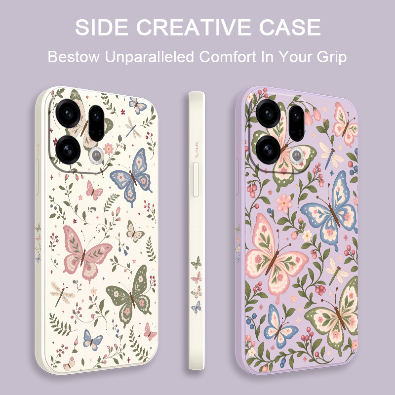 Colorful Butterfly Phone Case  - Oppo Reno 12 recension och pris