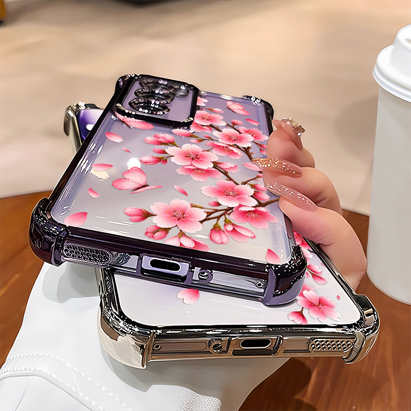 Pink Peach Blossom Pattern Pho - Oppo Reno 12 recension och pris