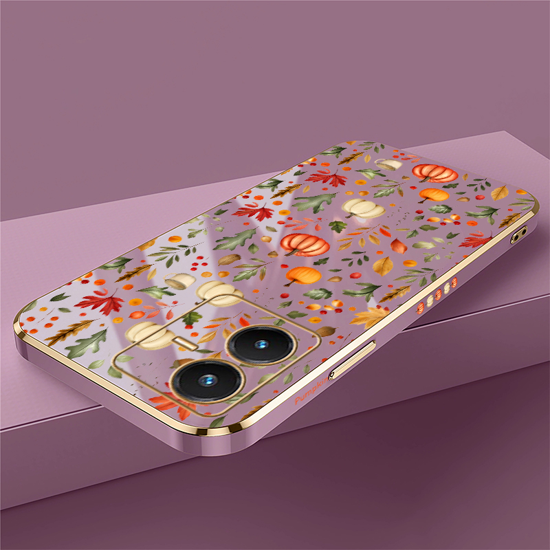 Autumn Leaf Pumpkin Case For V - Vivo V40 recension och pris