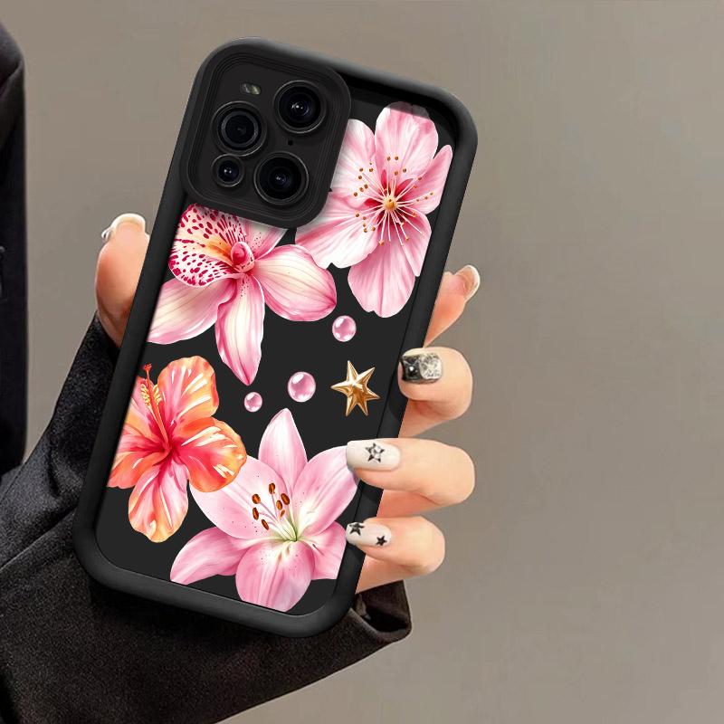 Pink Lily Flower Pattern Phone - Oppo Find X8 recension och pris