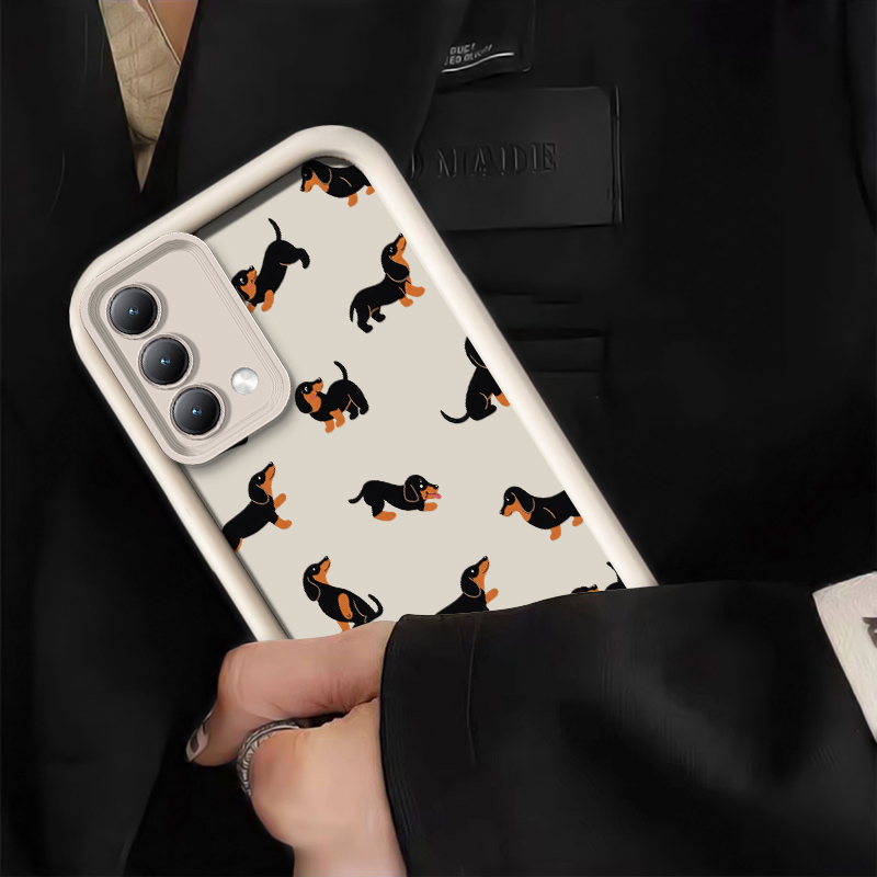 Dachshund Silhouette Dog Phone - Realme C67 recension och pris