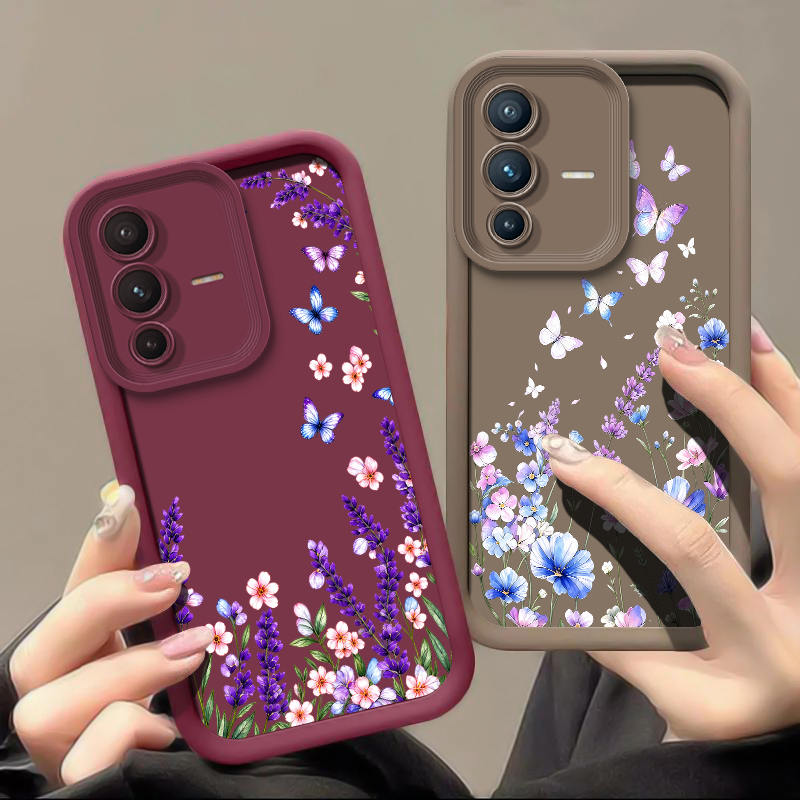Lavender Butterfly Pattern Pho - Vivo V40 recension och pris