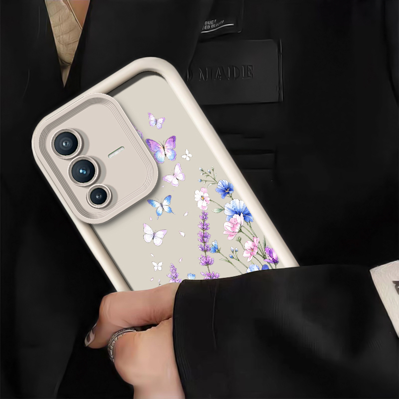 Lavender Butterfly Pattern Pho - Vivo V40 recension och pris