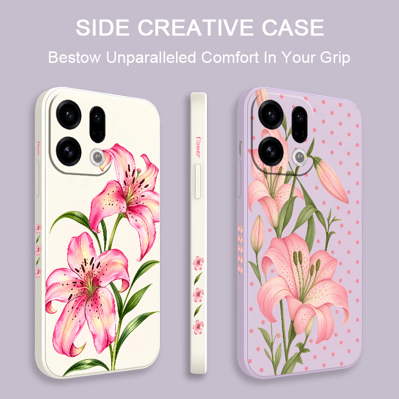 Luxury Pink Floral Pattern Pho - Oppo Reno 12 recension och pris