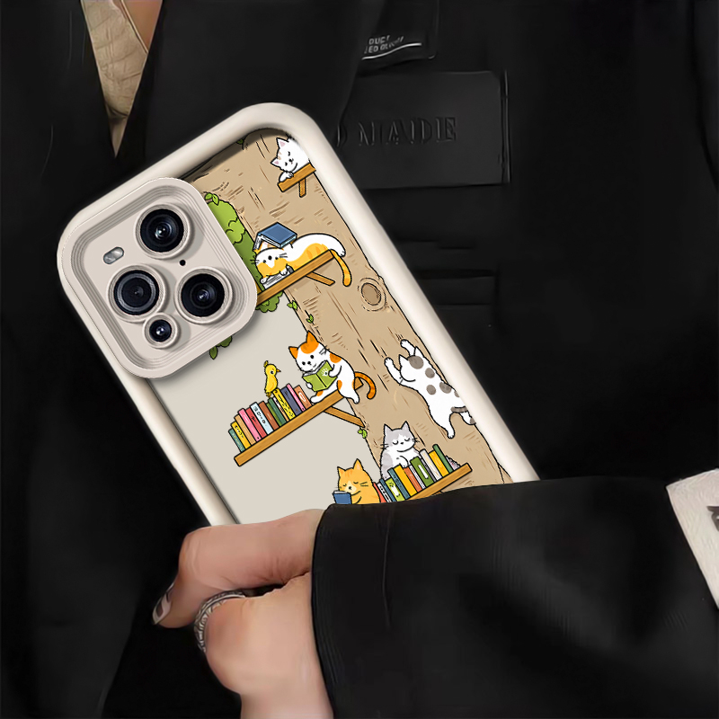Cartoon Animal Cat Phone Case  - Oppo Find X8 recension och pris