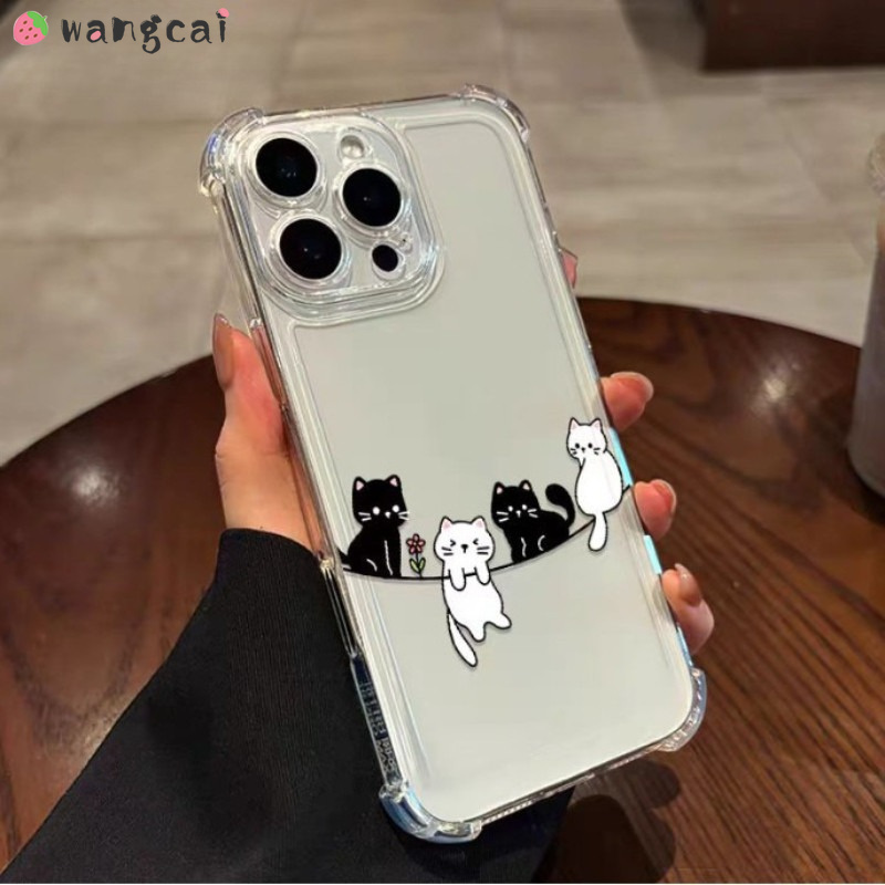 Cute Flower Cat  Clear Case Fo - Realme Note 50 recension och pris